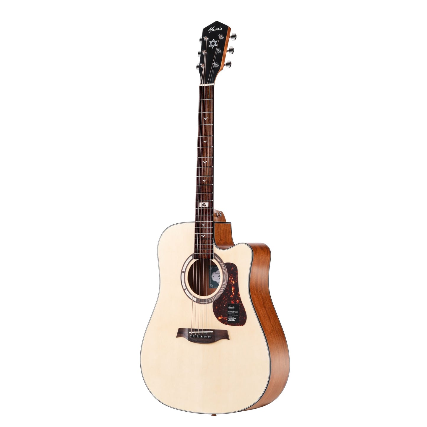 Mantic GT1DC Acoustic Guitar - Natural