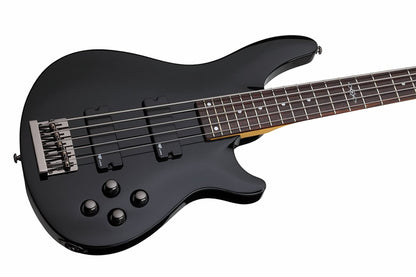 Schecter 3824 SGR C-5 Bass Guitar - Black