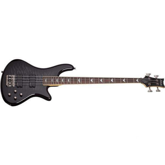 Schecter Stiletto Extreme-4 4-String Bass Guitar - See Thru Black