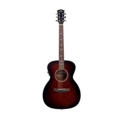 Kepma F1E GA transAcoustic Guitar- Cherry Burst