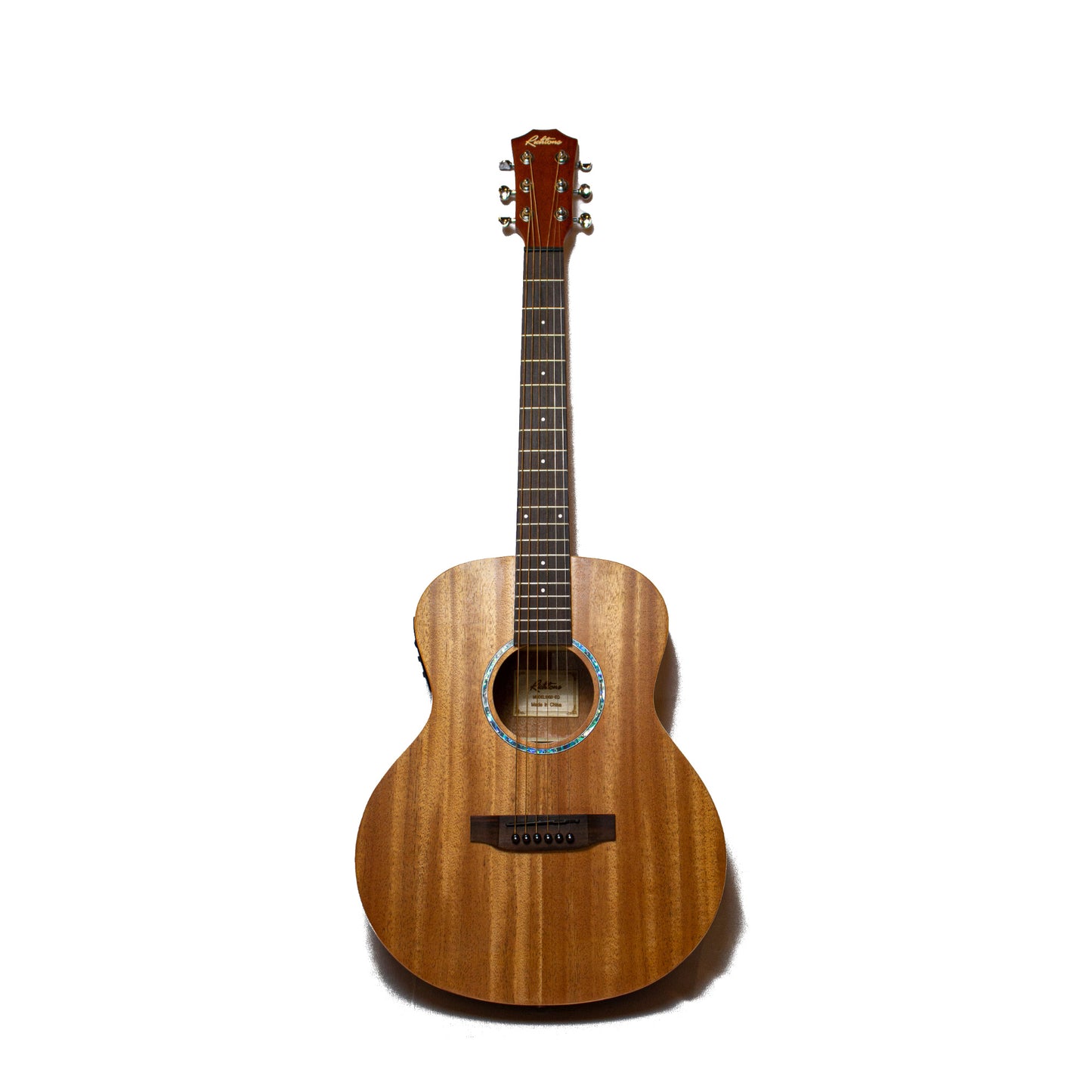 Richtone RT BG2 EQ NA Travel Acoustic Guitar - All Mahogany