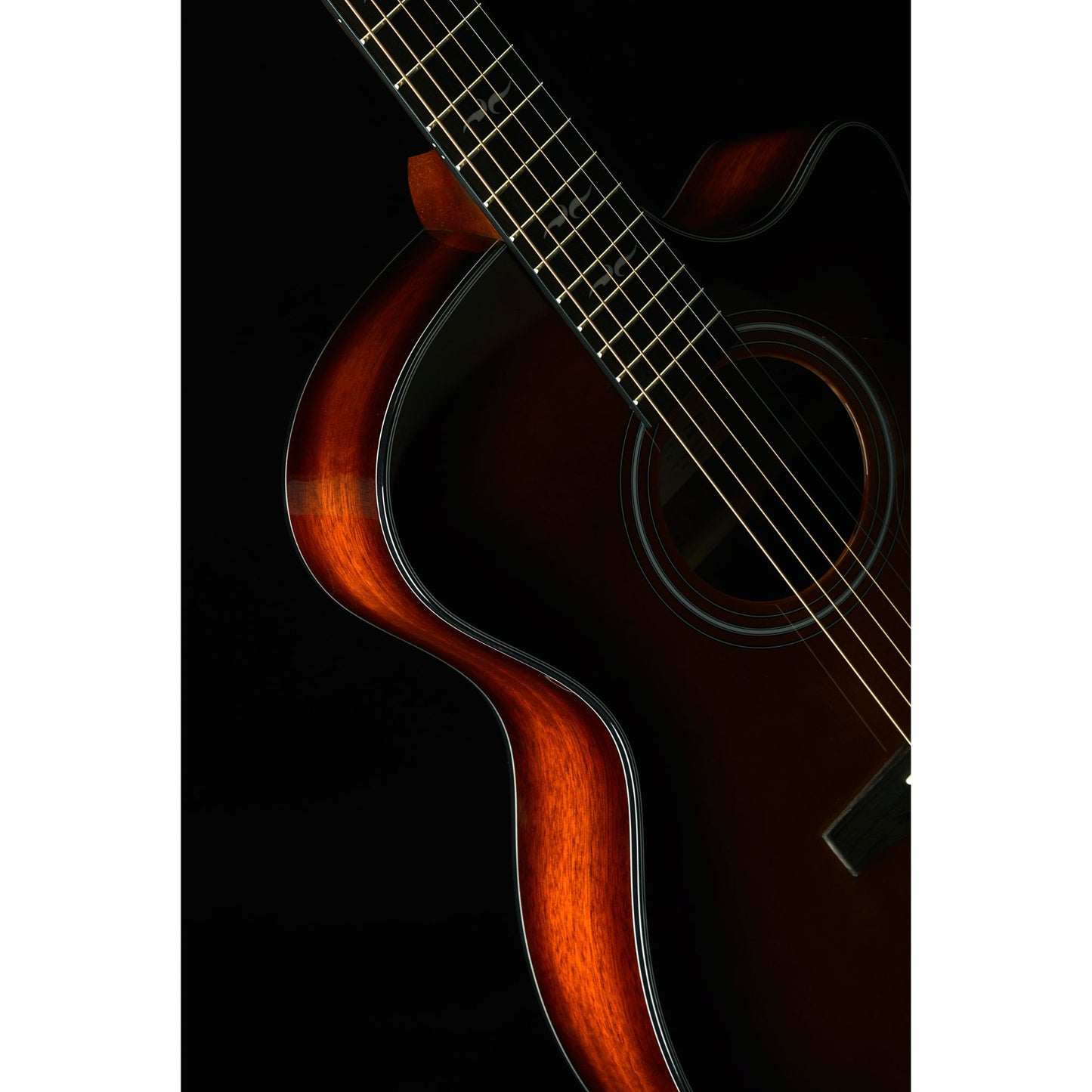 Kepma F1E GA transAcoustic Guitar- Cherry Burst