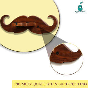 Ukulele Wall Hanger - Moustache