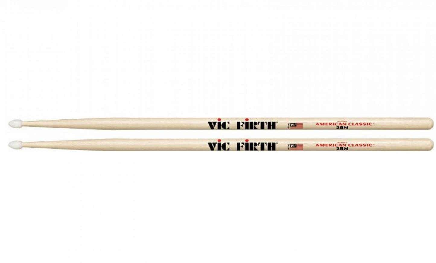 Vic Firth American Classic VIC*2BN 2B Nylon Tip Drum Stick Pair