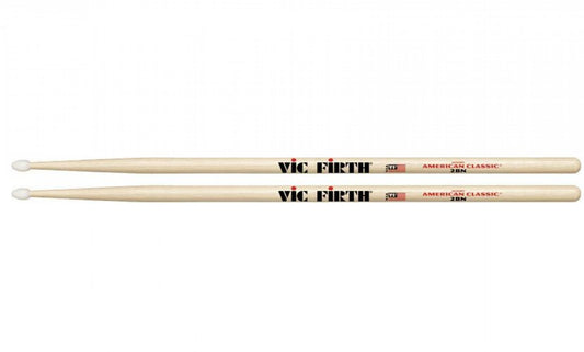 Vic Firth American Classic VIC*2BN 2B Nylon Tip Drum Stick Pair