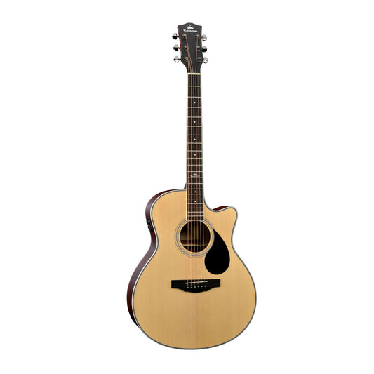 Kepma A1CE TRANS K10- Semi acoustic Guitar- Natural Matt