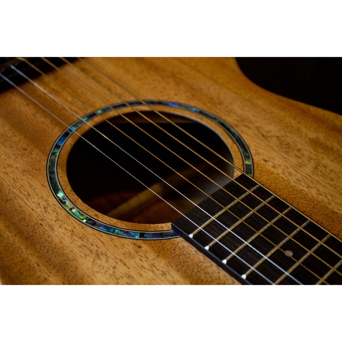 Richtone RT BG2 EQ NA Travel Acoustic Guitar - All Mahogany