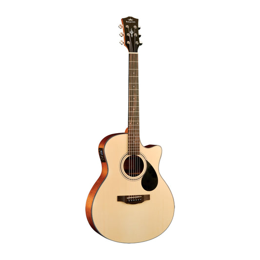 Kepma EAC-E Semi - Acoustic Guitar - Natural Matt