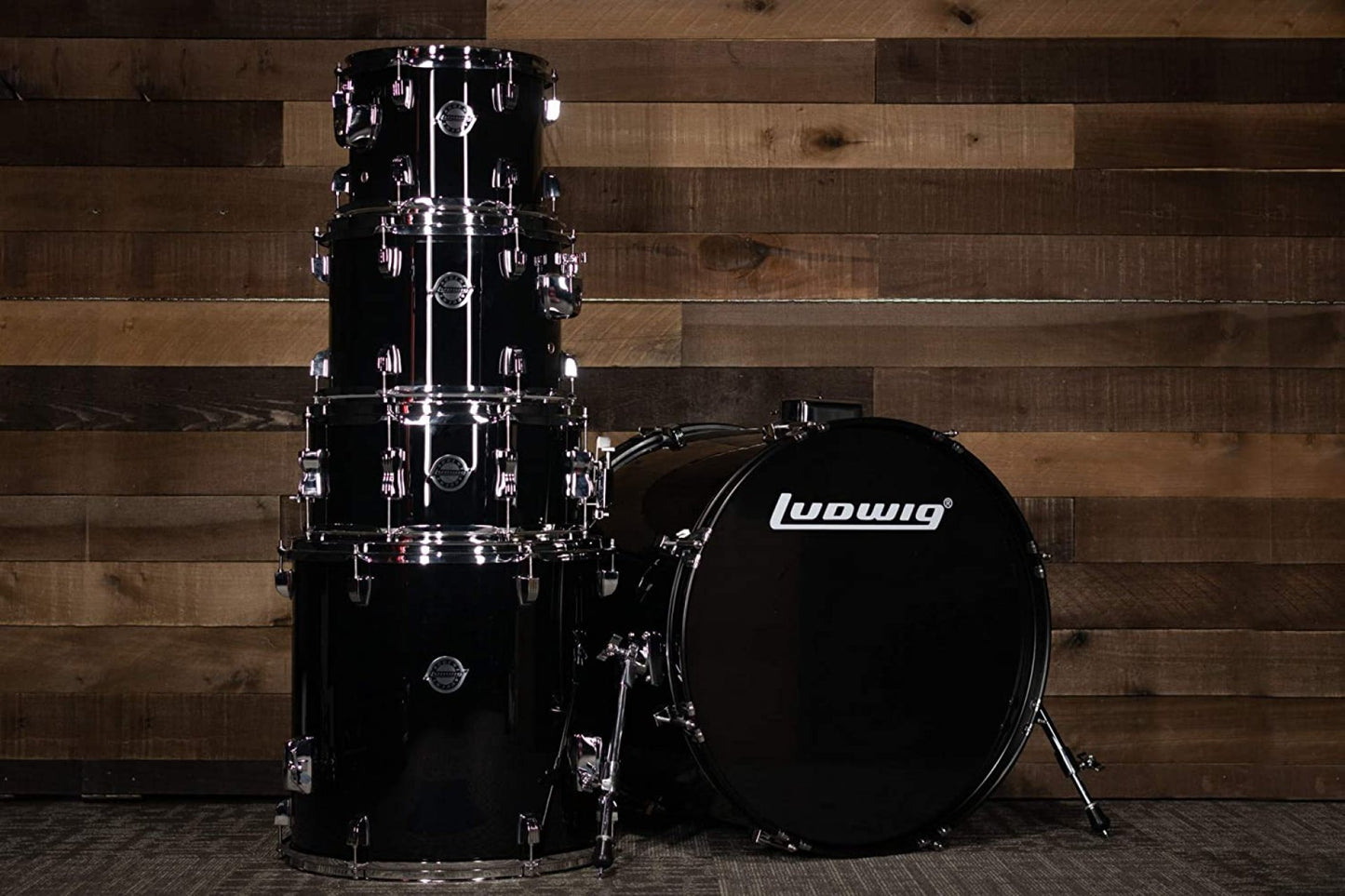 Ludwig Accent Series Drive Drum Set - Black