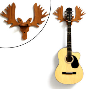Guitar Wall Hanger - Reindeer Horns