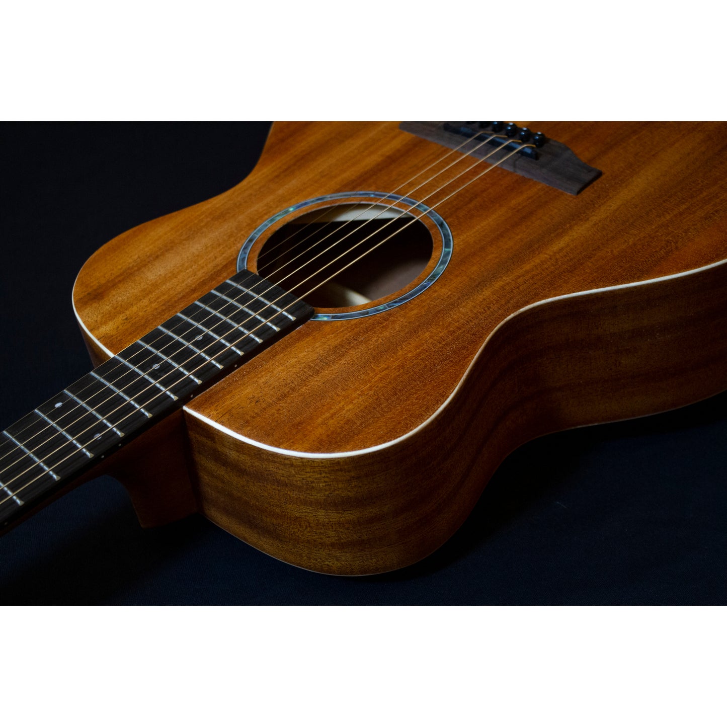 Richtone RT BG2 NA Travel Acoustic Guitar - All Mahogany
