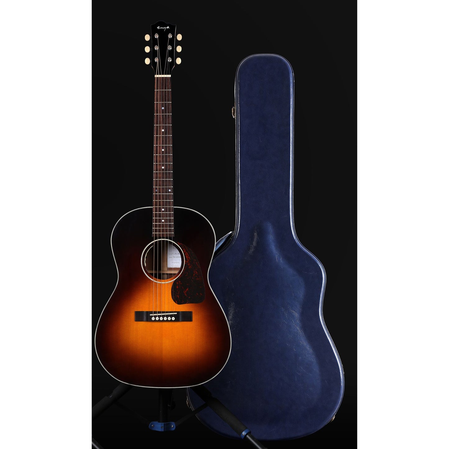 Enya T05B Semi- Acoustic Guitar- Sunburst with Hardcase  vintage series