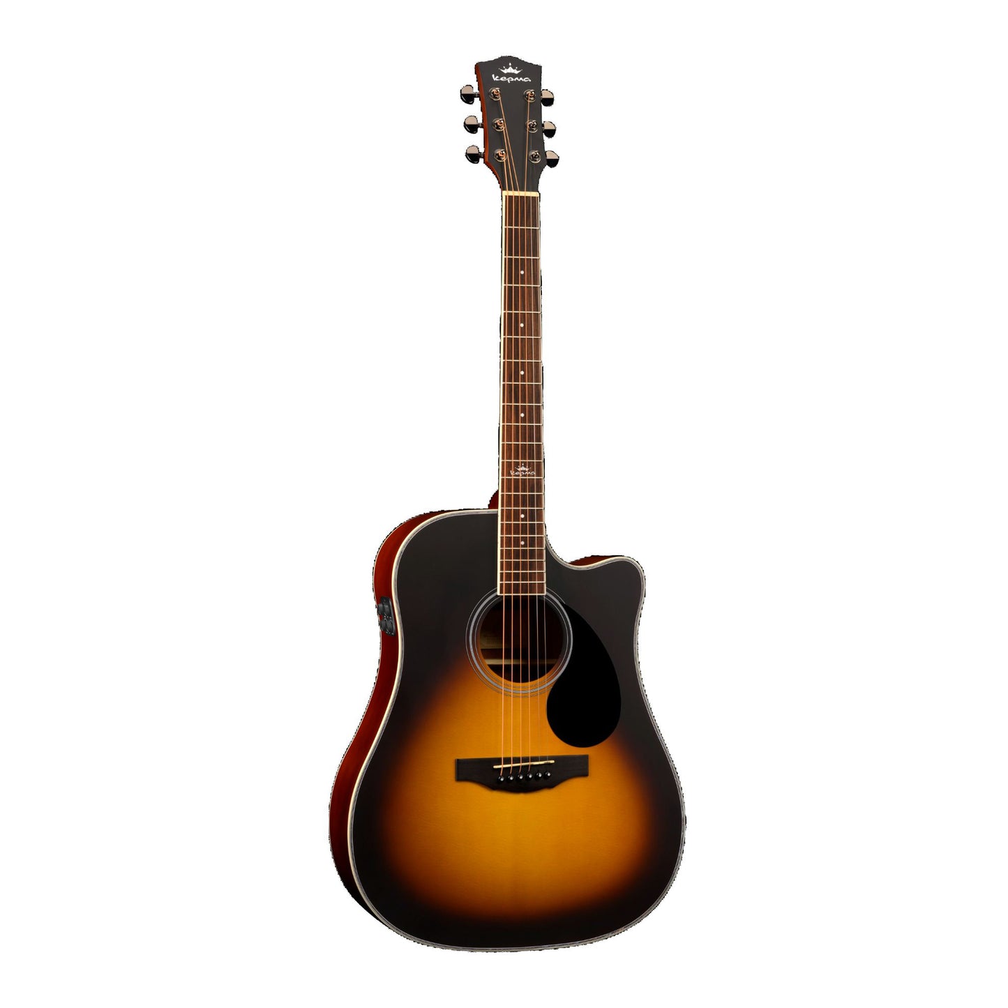 Kepma D1CE TRANS K10- Semi acoustic Guitar- Sunburst Matt