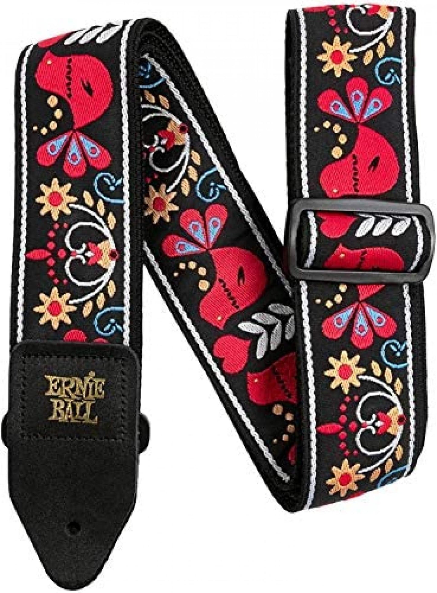 Ernie Ball Redbird Rising Jacquard Guitar Strap (P04667)