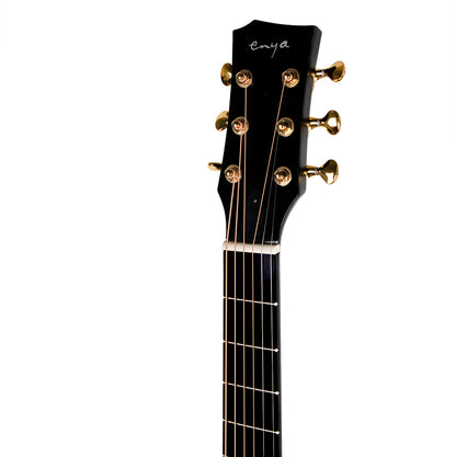 Enya EA-X4EQ TransAcoustic Guitar- Black Glossy with Hard case