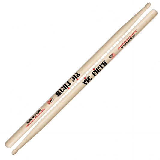 Vic Firth Custom SD10 Swinger American Hickory Wood Tip Drumsticks