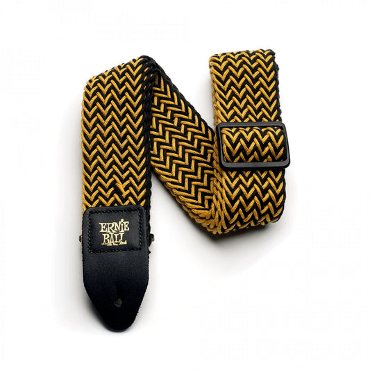 ERNIE BALL YELLOW JACKET POLYSPUN STRAP 4147