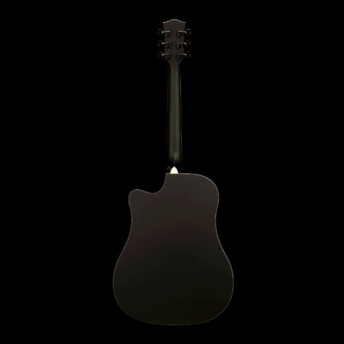 Kepma D1CE TRANS K10- Semi acoustic Guitar- Black Matt