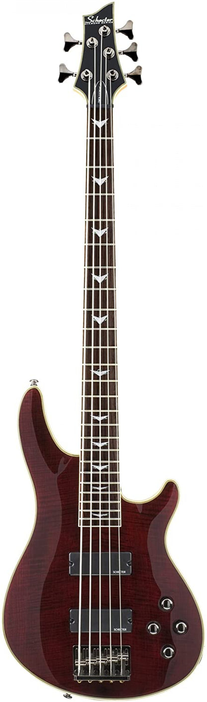 Schecter Omen Extreme-5 Bass Guitar (Black Cherry