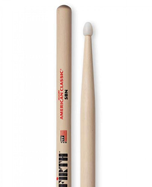 Vic Firth American Classic VIC*5BN 5B Nylon Tip Drum Stick Pair