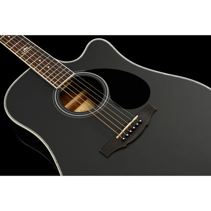 KEPMA D1C Acoustic Guitar-- Black Matt