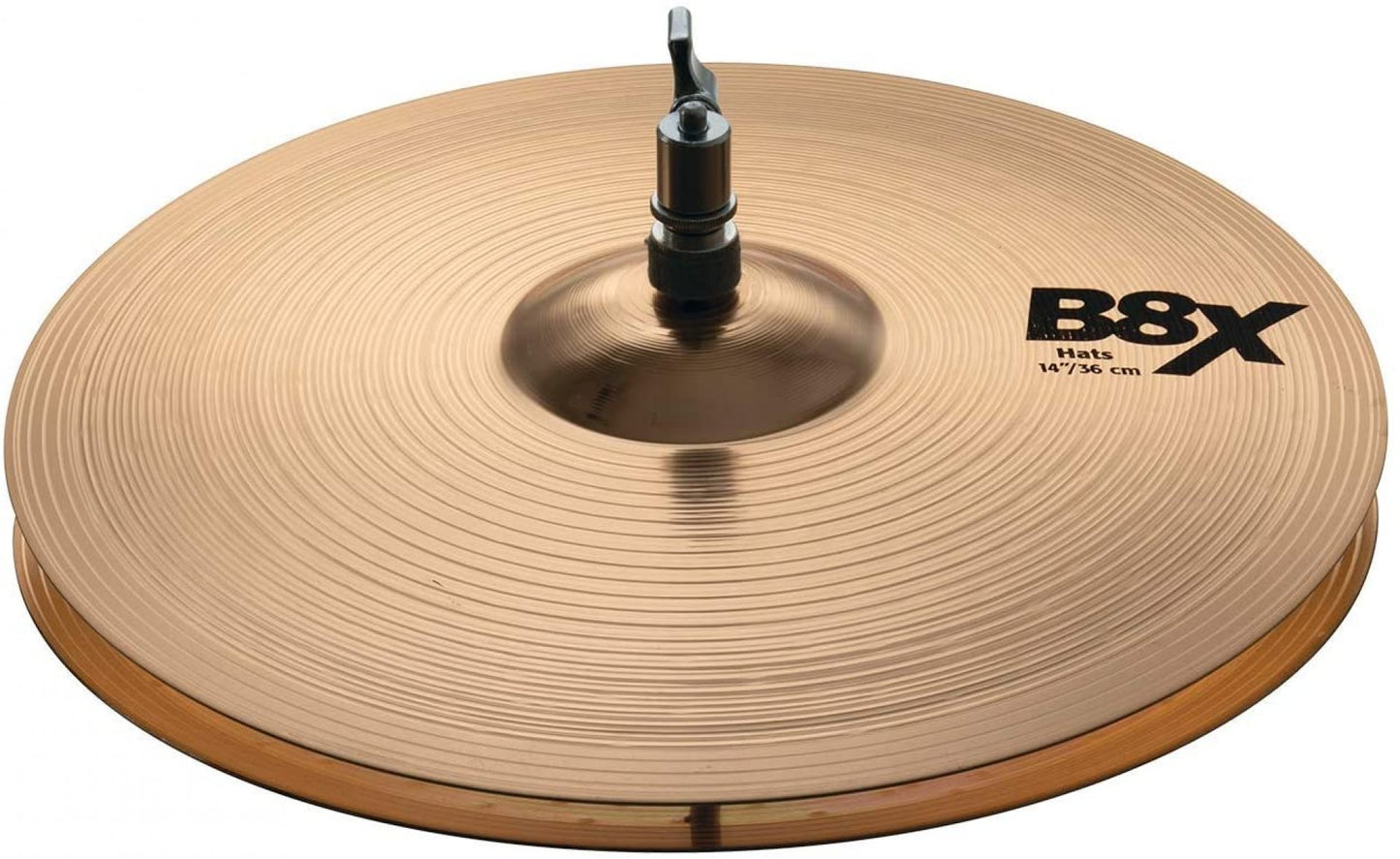 Sabian 41402X 14-inch B8X Hi-Hats Cymbal (Golden)