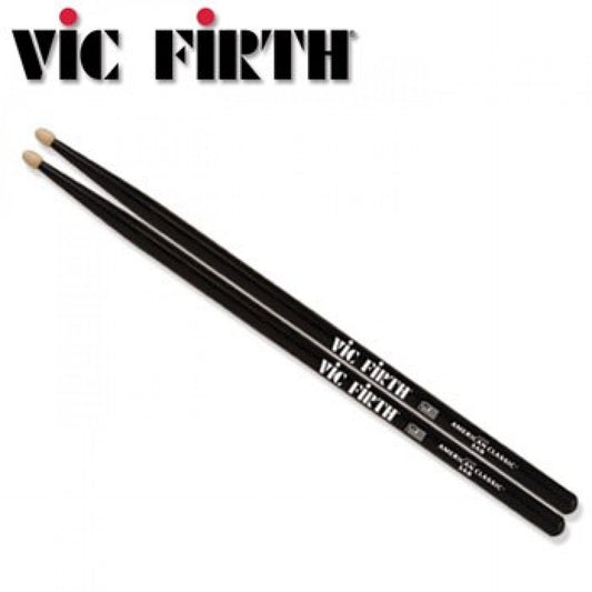 Vic Firth 5AB American Classic Black 5A Wood Tip Drumsticks