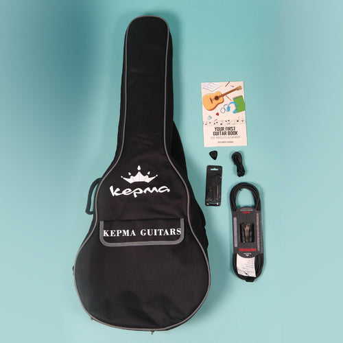Kepma A1CE TRANS K10- Semi acoustic Guitar- Black Matt