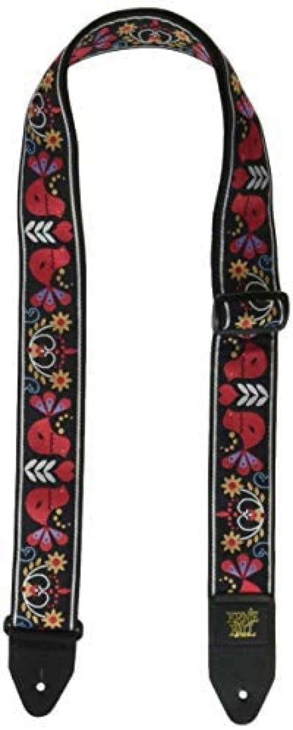 Ernie Ball Redbird Rising Jacquard Guitar Strap (P04667)