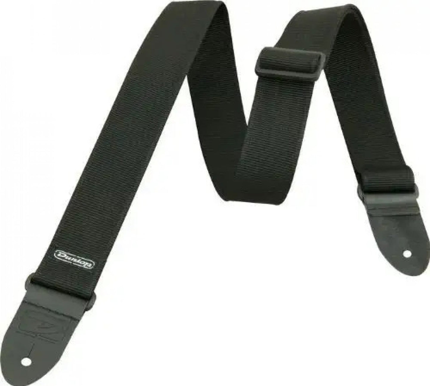 Dunlop D38-09BK Guitar Strap Black w/Bonus LuluRock Pick (x1) 787637708218