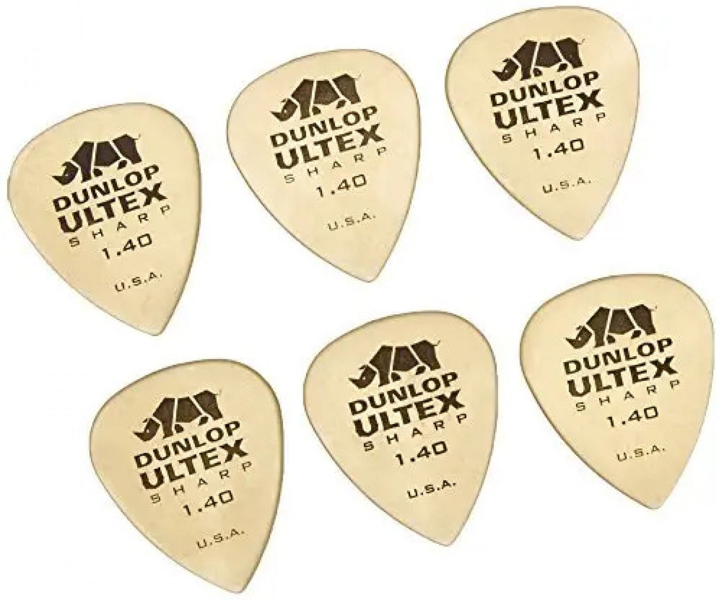 Dunlop 433P1.4 Ultex Sharp, 1.4mm, 6/Player's Pack