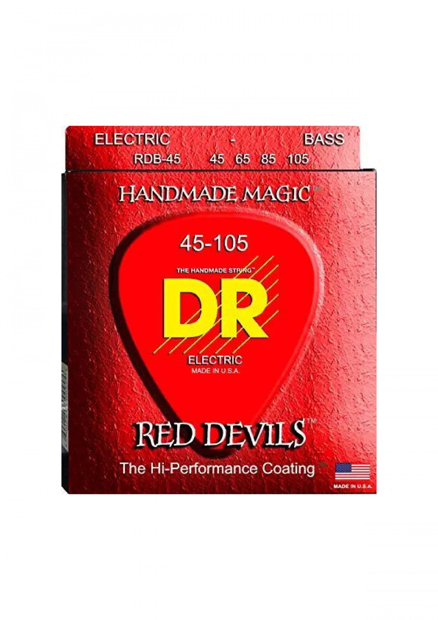 DR Strings Red Devils - Extra-Life Red Coated Bass 45-105