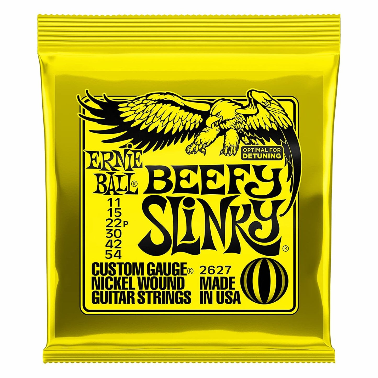 Ernie Ball 2627 Nickel Beefy Slinky Electric Guitar Strings (11-54)    EBL*2627