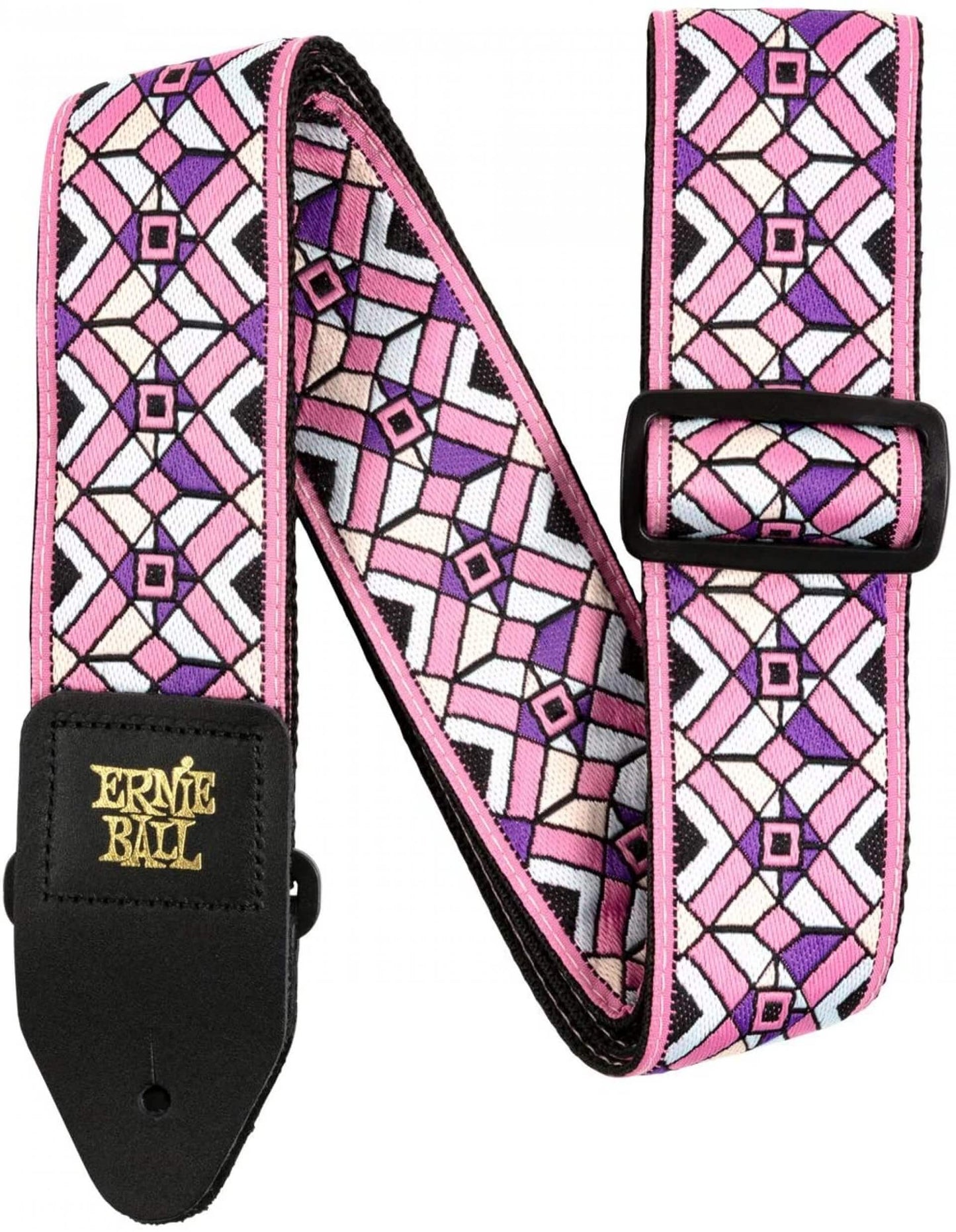 Ernie Ball Kaleidoscope Pink Jacquard Guitar Strap (P04658)
