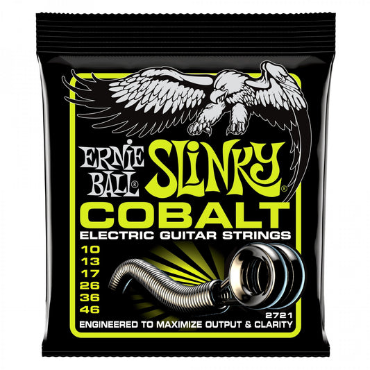 Ernie Ball 2721 Cobalt Regular Slinky Electric Strings  (10-46)       EBL*2721