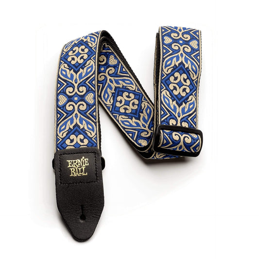 ERNIE BALL TRIBAL BLUE JACQUARD STRAP 4165