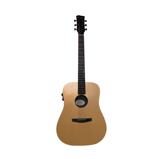 Enya ED X0 Eq Dreadnaught Semi acoustic guitar ( Trans )