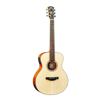 Kepma ES36-E Semi Acoustic Travel Guitar- Natural Matt