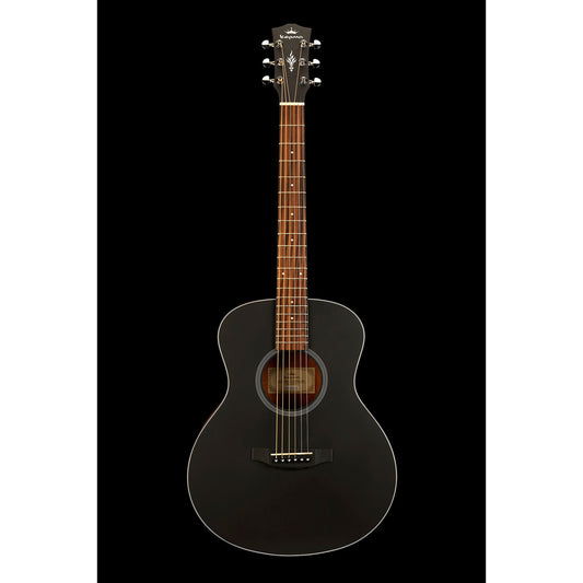 KEPMA ES36 Travel Acoustic Guitar- Black Matt