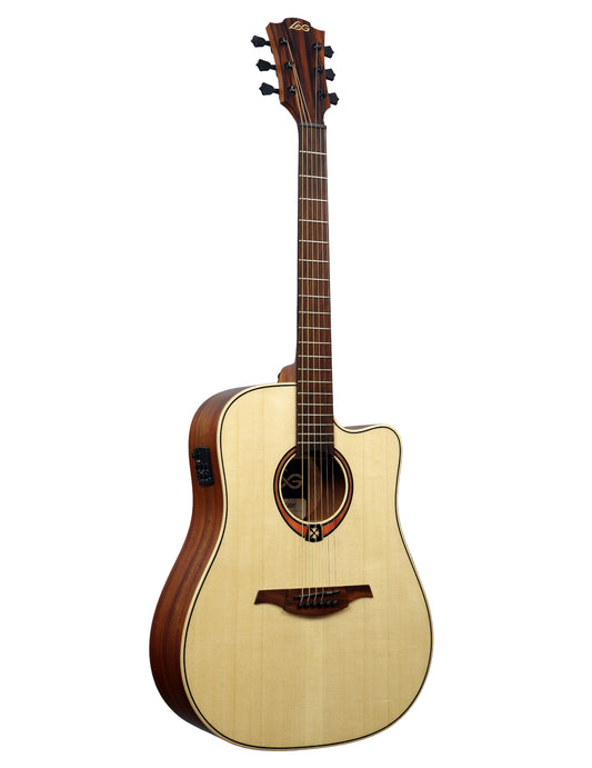 Lag T88DCE Tramontane Dreadnought Cutaway Acoustic Electric Guitar