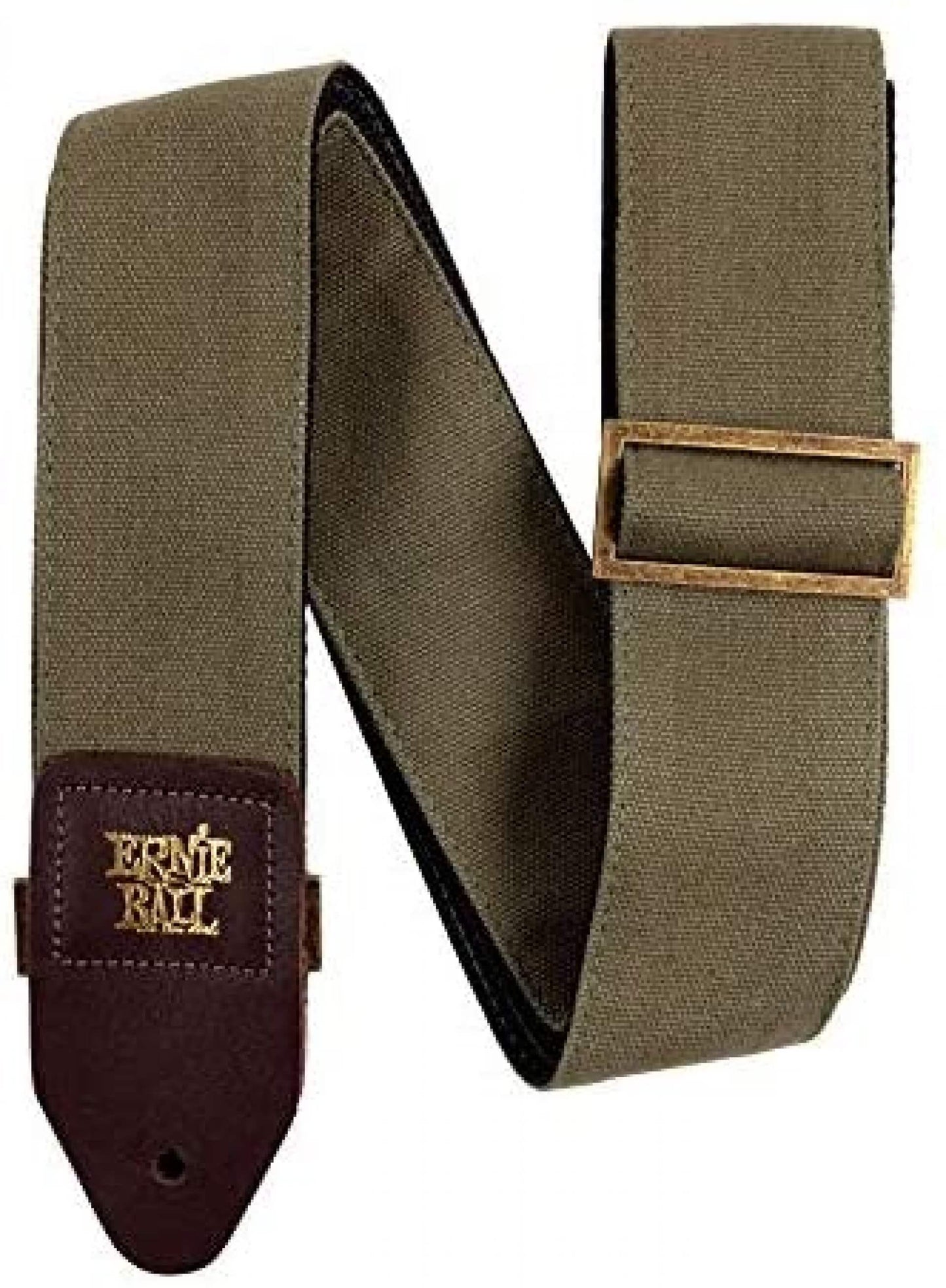 Ernie Ball Olive Canvas Guitar Strap (P04673)