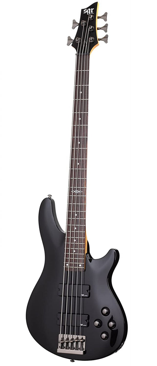 Schecter 3824 SGR C-5 Bass Guitar - Black