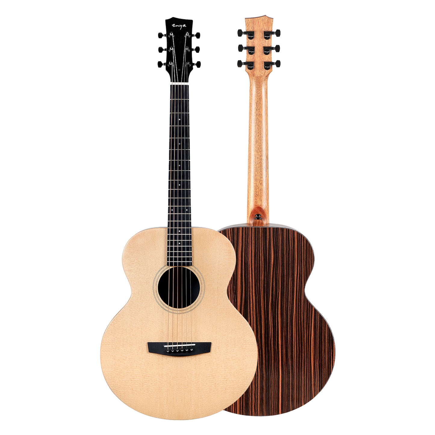 Enya EM-X1 PRO EQ  36 TransAcoustic Guitar- Natural Matt Finish