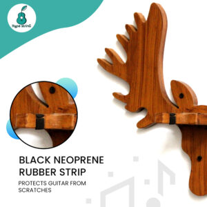 Guitar Wall Hanger - Reindeer Horns