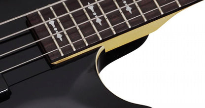 Schecter OMEN-4 4-String Bass Guitar, Black