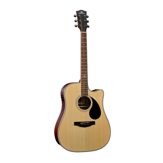 Kepma D1CE TRANS K10- Semi acoustic Guitar- Natural Matt