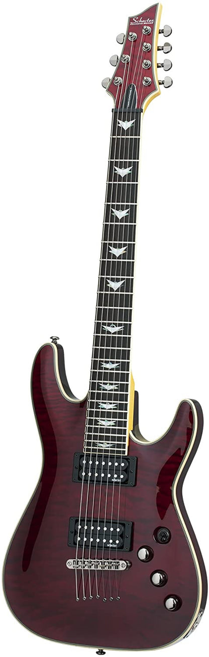 Schecter Omen Extreme-7 7 String Electric Guitar- Black Cherry