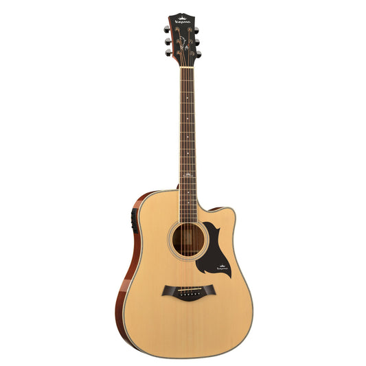 Kepma D1CE - Semi Acoustic Guitar- Natural Gloss