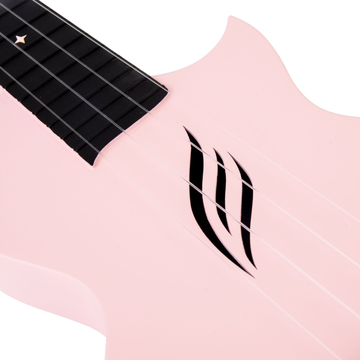 Enya Concert Nova UE Carbon Fiber Travel Ukulele with AcousticPlus- Pink