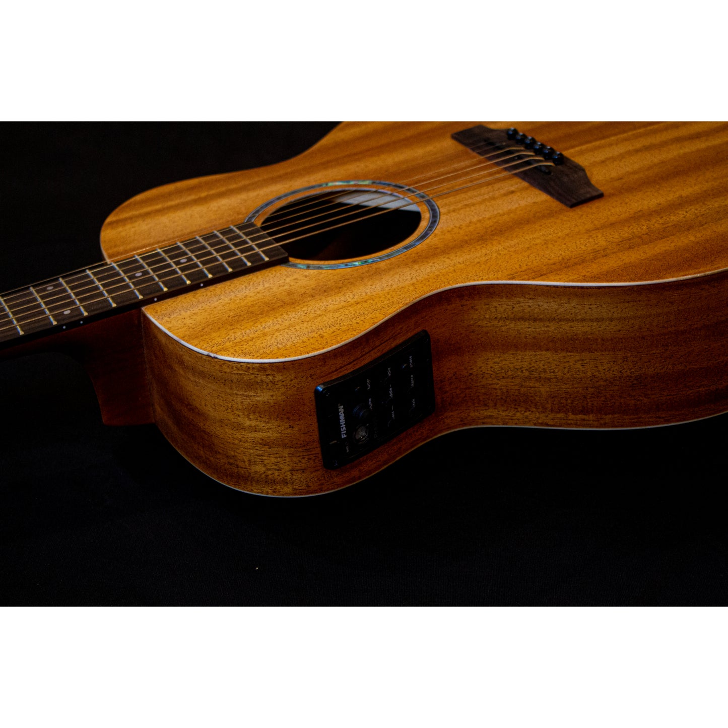 Richtone RT BG2 EQ NA Travel Acoustic Guitar - All Mahogany